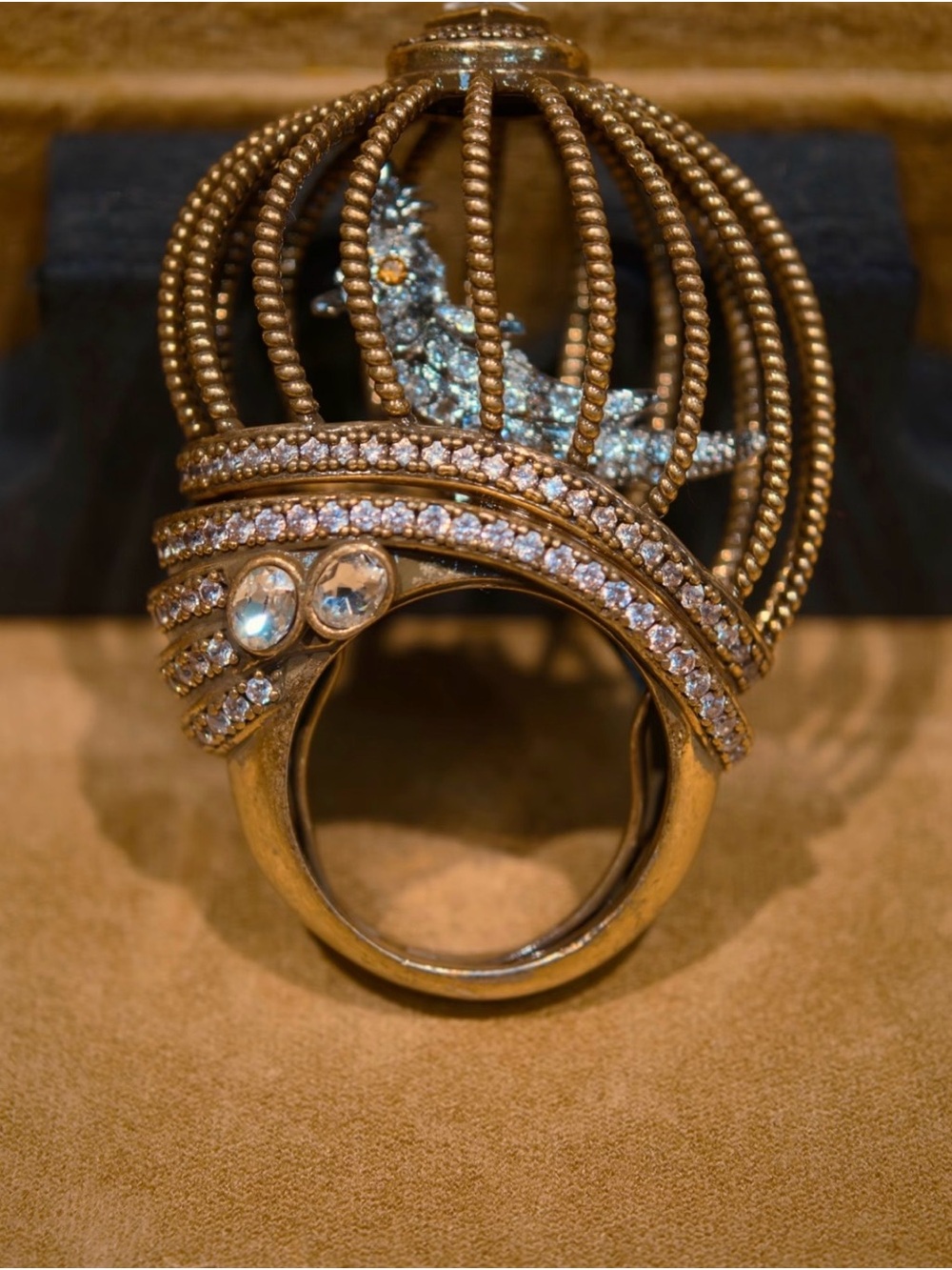 Museum collection level Vintage inspired super high end Ring unisex size 7/8
